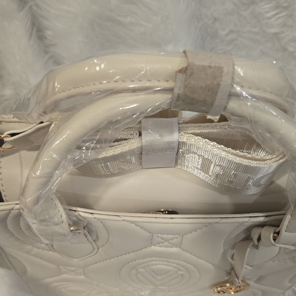 Valentino Orlandi Cream Satchel with Quilted Design - Picture 4 of 6